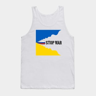 Concept stop the war in Ukraine Tank Top